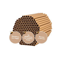 Produktbild von CULT at home Insektenhotel Füllmaterial aus Pappe mit 200 Nisthülsen Ø 8 mm für Wildbienen