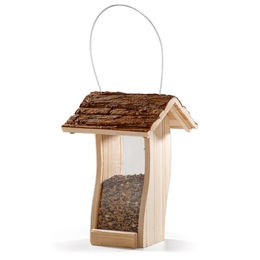 CULT at home Vogelhaus aus Holz mit abnehmbarem Dach wetterfest braun 30 cm - 1 Stk. – Bild 1 von 13