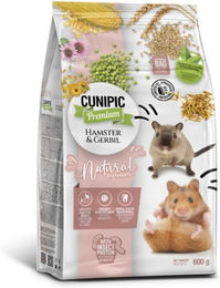 Produktbild von Cunipic Premium Hamster und Rennmaus Hauptfutter mit Insekten 600g