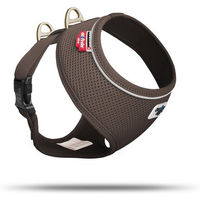 Produktbild von Curli Basic Hundegeschirr Air-Mesh Braun XS aus Nylon - 1 Stk.