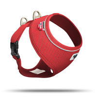 Produktbild von Curli Basic Hundegeschirr Air-Mesh Rot Größe S