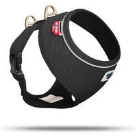 Produktbild von Curli Basic Hundegeschirr Air-Mesh Schwarz XS aus Nylon - 1 Stk.