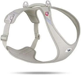 Produktbild von Curli Belka Air-Mesh Sicherheitsgeschirr für Hunde in Beige und Grau Größe XL