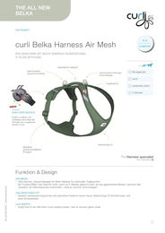 Curli Belka Comfort Hundegeschirr Air-Mesh Rot XL – Bild 1 von 4