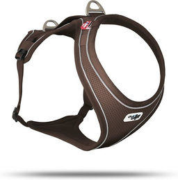 Curli Belka Comfort Hundegeschirr aus Nylon in Braun Größe XS für erwachsene Hunde – Bild 1 von 1
