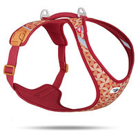 Produktbild von Curli Belka Harness Air-Mesh Hundegeschirr SemiCircle Rot Größe XL