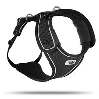 Produktbild von Curli Belka Sportgeschirr für Hunde aus Nylon Schwarz Größe L
