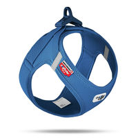Produktbild von Curli Clasp Vest Air-Mesh Hundegeschirr Blau Größe M für kleine Rassen