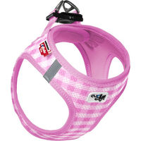Produktbild von Curli Clasp Vest Geschirr und Führleine Set für Welpen in Rosa XS