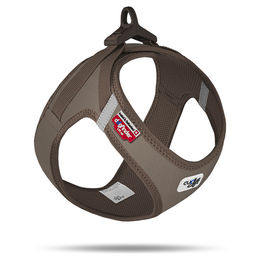 Curli Clasp Vest Hundegeschirr aus Cord in Braun Größe S wasserabweisend – Bild 1 von 2
