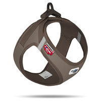 Produktbild von Curli Clasp Vest Hundegeschirr Cord Braun Größe L wasserabweisend