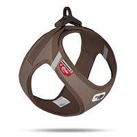 Produktbild von Curli Clasp Vest Hundegeschirr Cord Braun XS wasserabweisend