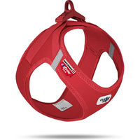Produktbild von Curli Clasp Vest Hundegeschirr Softshell Rot Größe S wasserabweisend