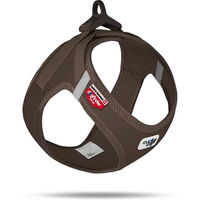Produktbild von Curli Clasp Vest Sicherheitsgeschirr Softshell für Hunde Braun XS wasserabweisend