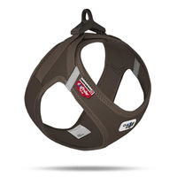Produktbild von Curli Clasp Vest Softshell Hundegeschirr Braun Größe M