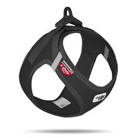 Produktbild von Curli Clasp Vest Softshell Hundegeschirr Schwarz Größe S
