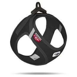 Curli Clasp Vest Step-in Hundegeschirr Cord Schwarz Größe M wasserabweisend – Bild 1 von 2