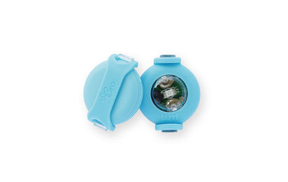 Produktbild von Curli Plush Luumi LED Sicherheitslicht für Hundegeschirre und Hundehalsbänder Cyan - 1 Stk.