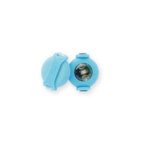 Produktbild von Curli Plush Luumi LED Sicherheitslicht für Hundegeschirre und Hundehalsbänder Cyan - 1 Stk.