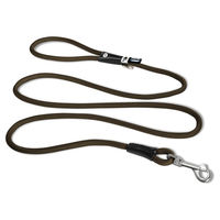 Produktbild von Curli Stretch Comfort Hundeleine aus Nylon Braun Größe M