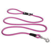 Produktbild von Curli Stretch Comfort Hundeleine aus Nylon in Rosa Größe M für mittlere Rassen