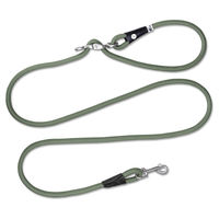 Produktbild von Curli Vario Comfort Hundeleine aus Nylon in Grün Größe L 200 cm - 2 m