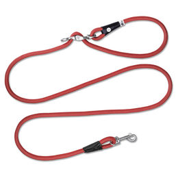 Produktbild von Curli Vario Comfort Hundeleine Seil Rot Größe S - 2 m