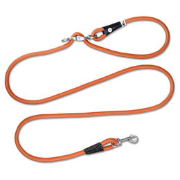 Produktbild von Curli Vario Comfort Hundeleine Seil Sun Orange Größe S