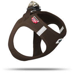 Curli Vest Softshell Sportgeschirr für Hunde Braun Größe XS wasserabweisend - 1 Stk. – Bild 1 von 3