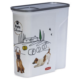 Curver Hundefutterbehälter aus Kunststoff Weiß 6 l / 2,5 kg - 6 l – Bild 1 von 10