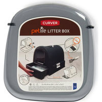 Produktbild von Curver Petlife Ersatztür in Grau für Katzentoilette Style Anthrazit - 1 Stk.