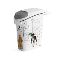 Produktbild von Curver PetLife Futter-Container für Hundefutter aus Kunststoff 23 Liter / 10 kg Weiß - 10 kg