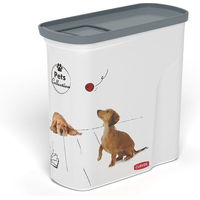 Produktbild von Curver PetLife Futterbehälter für Hundefutter aus Kunststoff Weiß 2l - 2 l