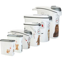 Produktbild von Curver Petlife Futterbehälter für Katzen aus Kunststoff Weiß 2 L - 2 l