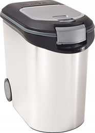 Curver Petlife Futtercontainer Metallic Tierfutterbehälter 35L für 12 kg - 35 l – Bild 1 von 13