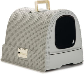 Curver Petlife Katzentoilette aus Kunststoff in Misty Green – Bild 1 von 4
