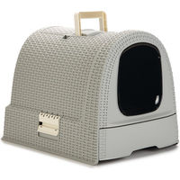 Produktbild von Curver Petlife Katzentoilette aus Kunststoff in Misty Green