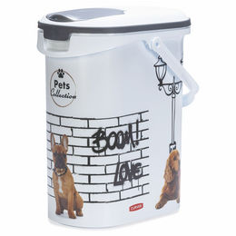 Curver Pets Collection Futterbehälter für Hunde 10 l Luftdichte Aufbewahrungsdose Weiß - 10 l – Bild 1 von 7
