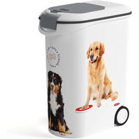 Produktbild von Curver Tierfutterbehälter aus Kunststoff für Hunde 54 Liter Weiß - 20 kg