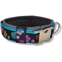 Produktbild von D by E Couture Hunde-Halsband Metallic Paws I für Welpen aus Polypropylen wasserabweisend