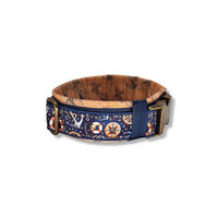 Produktbild von D by E Couture Hunde-Halsband Nautical Dream II wasserabweisend aus Polyester in Blau und Beige