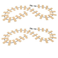 Produktbild von D&D Ersatzbeute für Katzen Spielangel Cooper schwarz/beige 2 Stück