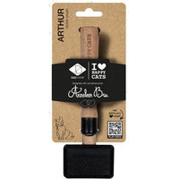 Produktbild von D&D Home Arthur Glättungsbürste für Katzen aus Holz in Braun und Beige