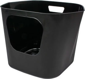 Produktbild von D&D Home Dean Offene Katzentoilette aus Kunststoff in Schwarz