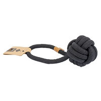 Produktbild von D&D Home Harper Hundeball aus Baumwolle mit Schnalle XS Schwarz - 18,5 cm