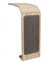 D&D Home Henny Kratzbrett für Katzen aus Holz in Beige 25x10x55 cm – Bild 1 von 5
