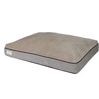 Produktbild von D&D Home Hundekissen Celia M mit Memory Foam und Polyfaser-Topper in Beige Grau