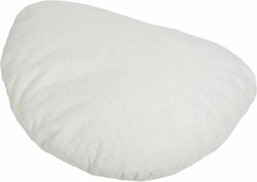 D&D Home Hundekissen Pebble aus Plüsch Weiß Größe XL – Bild 1 von 2
