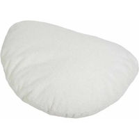 Produktbild von D&D Home Hundekissen Pebble aus Plüsch Weiß Größe XL