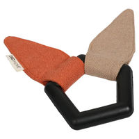 Produktbild von D&D Home Hundespielzeug Bunny aus Gummi in Beige und Orange mit Knackgeräusch